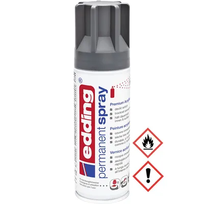 Edding Permanent Spray Premium Acryllack in anthrazit matt 200ml