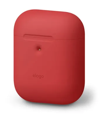 Obrázok produktu pre Elago silikónové bezdrôtové nabíjacie puzdro pre AirPods 2 / AirPods 1 červené