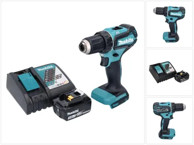 Immagine prodotto di Trapano avvitatore a batteria senza spazzole Makita DDF 485 RF1 18 V 50 Nm + 1x batteria 3,0 Ah + caricabatterie