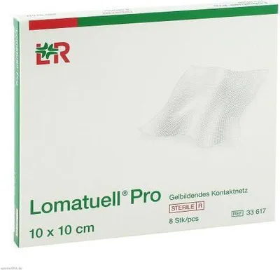 Produktbild von Lomatuell Pro 10x10 cm steril 8 St
