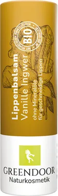 Produktbild von GREENDOOR Lippenbalsam Vanille Ingwer