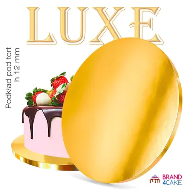 Produktbild von s Cake Board Gold 25cm von Brand4Cake