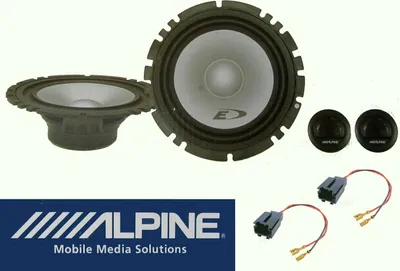 Produktbild von passend für Peugeot 206 1998-2006 CC SW Alpine 2 Wege Lautsprecher Boxen Set Tür Vorn 220 W