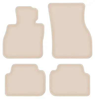 Produktbild von DURBAN Beige Velours-Fußmatten-Set für Mini Clubman F-54 Schrägheck (2015-)