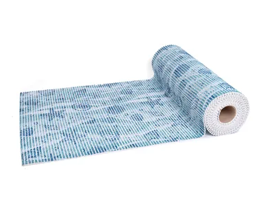 Zdjęcie produktu dla SOFT FOAM MAT METERWARE Shell Blue FLOORMAT BATHMAT ANTI-SLIP MAT - 21 ROZMIARÓW 14 modeli (65x60 cm)
