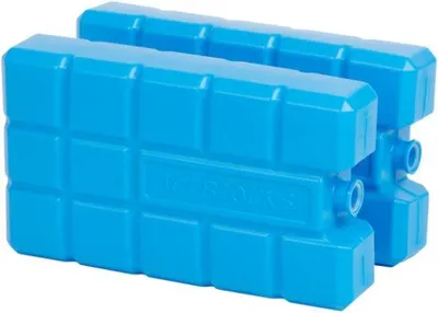 Produktbild von Kühlbox-Set mit 2 blauen Kühlboxelementen 400 ml | 2 blaue Kühlboxelemente für die Kühlbox | extra flach