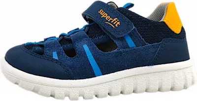 Produktbild von Superfit Sport 7 Kinderschuhe Jungen Sandalen Minilette Blau Freizeit, Schuhgröße:25 EU