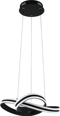 Image de Eglo LED Suspension Corredera noir 50 x 210 cm blanc chaud
