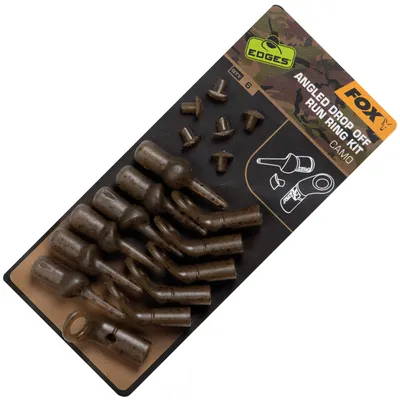 Produktbild von Fox Edges Camo Angled Drop off run rig kit - 6 Leadclips