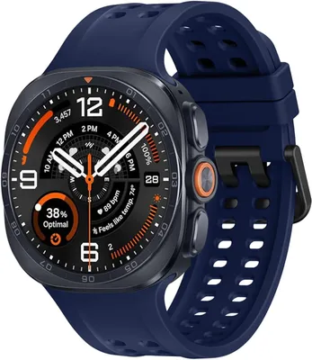 Produktbild von Silikonarmband 47 mm, flexibel, für Samsung Galaxy Watch Ultra 2, Ersatzarmband
