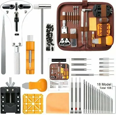 Produktbild von Uhrenreparaturset 1 Stück, Edelstahl Werkzeug Für Armbänder Und Batterien, Für Uhrenliebhaber Und Anfänger