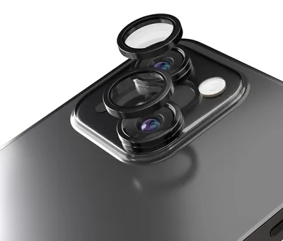 Immagine prodotto di Protezione per l'obiettivo della fotocamera Etteri per iPhone 14/14 Plus, nera