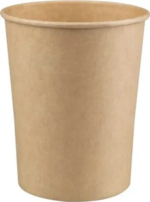 Produktbild von 50x Suppenbehälter Suppenbecher aus Kraftpapier braun 31oz 900ml