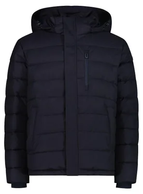 Immagine prodotto di Giacca imbottita da uomo CMP, con zip e cappuccio, colore blu, taglia 46