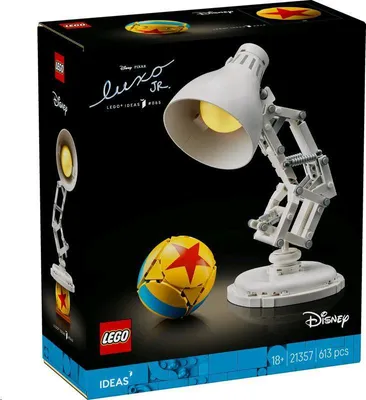 Obrázok produktu pre LEGO Ideas Disney Pixar Luxo Jr., Stavebnica, 18 rok / roky, Plast, 613 kusov, 638 g