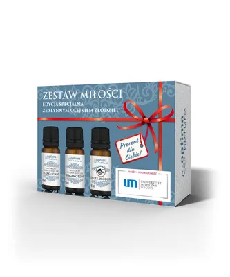 Zdjęcie produktu dla Zestaw Miłości, Olejek ylang-ylang, 10 ml + Olejek złodziei, 10 ml + Olejek bergamotkowy, 10 ml