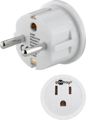 Produktbild von Goobay 45351, Typ F, Typ B, Gerade, Gerade, 230 V, 15 A