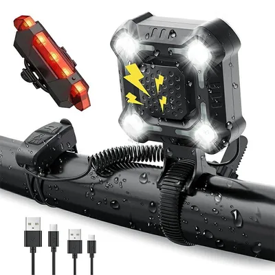 Immagine prodotto di Campanello Per Bicicletta A Luce Led Gotel L8A