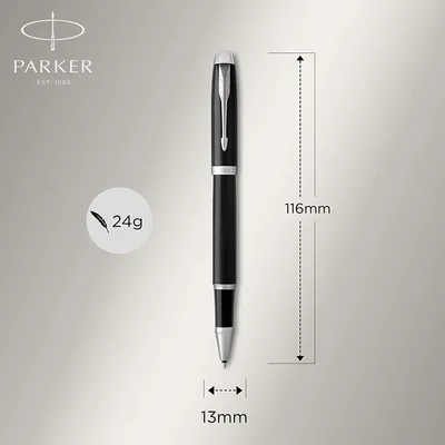 Obrázok produktu pre PARKER rollerball IM Black Lacquer F Schw darčeková krabička
