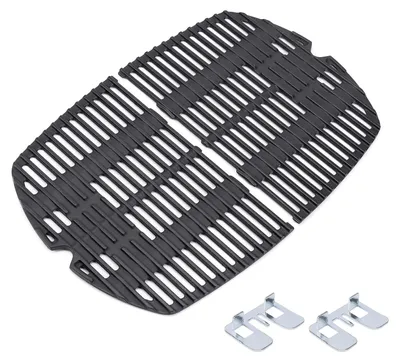 Immagine prodotto di Omgoods - Griglie in ghisa per barbecue a gas, set da 2