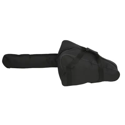 Image de Sac de transport pour tronçonneuse Sac portable en tissu Oxford imperméable pour bûcheron (noir)