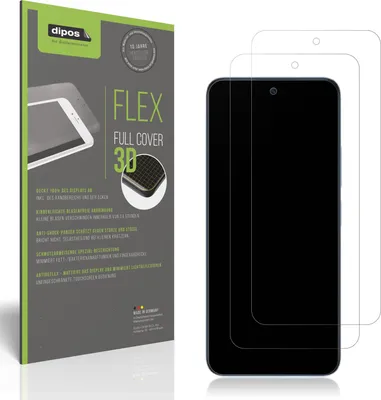 Produktbild von 2x Full Cover Schutzfolie matt für Redmi 15C Panzerfolie Anti-Shock