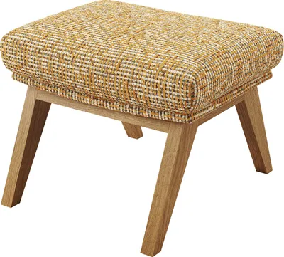 Produktbild von home24 Hocker mit Holzfüßen