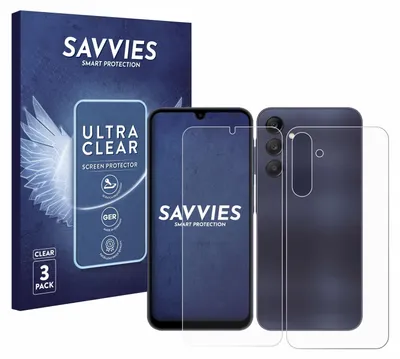 A product shot of a phone screen protector packaging and the product itself.