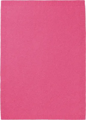 Produktbild von Biederlack Plaid mit Patentrand Lovely & Sweet Farbe Wool Knit pink Größe 75 x 100