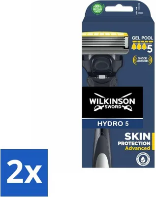 Produktbild von Wilkinson Sword – Nachfüllklingen – Hydro 5 Skin Protection Advanced – Schützend – 1 Klinge - Vorteilspack - 2 Stücke
