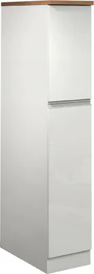 Produktbild von Dmora Küchenschrank Quintino 30x60x165 cm Weiß, 4 Böden