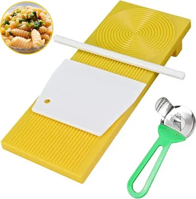Produktbild von Kunststoff Gnocchi Bretter Werkzeug für die Herstellung von Makkaroni Pasta und Gnocchi Maker Cutter Rolling Pin Manual Kitchen Tool