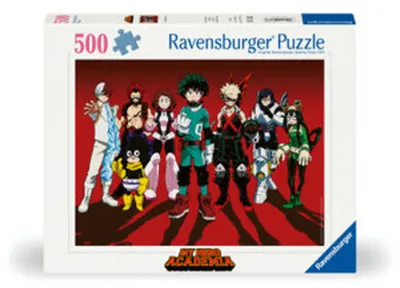 Produktbild von Erwachsenenpuzzle 500 Teile - My Hero Academia - Superhelden Ravensburger 12000387