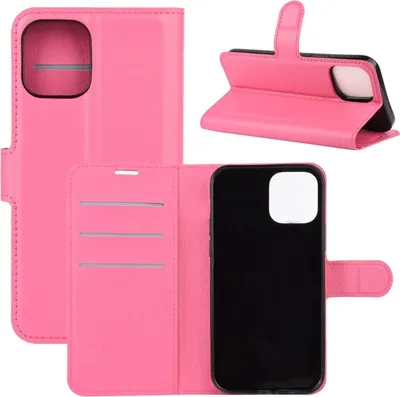 Produktbild von Handyhülle Schutztasche Case Cover Klapptasche Wallet Bookstyle Etuis Bumper, Farbe:Pink, Modell wählen:Samsung Galaxy A02s