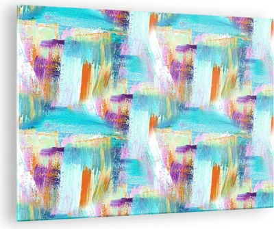 Produktbild von Bilder auf glas - Abstraktion modern - 70x50cm - Glasbilder - Wandbilder - Kunstdruck - zum Aufhängen bereit - Wanddekoration aus Glas - Glas Bilder - Wandbild auf Glas - Einteilig - GAA70x50-3823