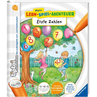 Produktbild von Ravensburger tiptoi® Buch Mein Lern-Spiel-Abenteuer Erste Zahlen