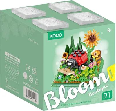 Produktbild von KOCO Bausteine Marienkäfer 659 Stück 03055 44286 /24