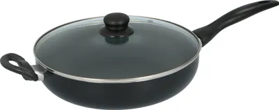 Produktbild von alpina Bratpfanne Ø28cm mit Deckel Antihaftbeschichtung Alle Wärmequellen Aluminium/Glas