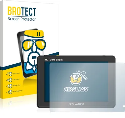 Produktbild von BROTECT Schutzglas für Feelworld LUT7 7" Schutzfolie Panzer Folie Glas Display Schutz klar
