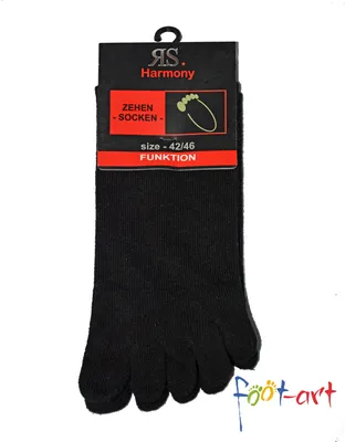 Produktbild von 2 Paar Zehensocken Baumwolle Zehenstrumpf fünf Zehen Socken Damen Herren Toe Gr. 36/41