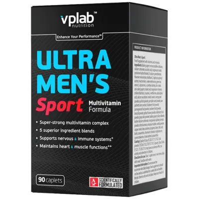 Produktbild von VPLab Multivitamin Formel für Männer 90 Weichkapseln Energie Immunsystem Vitalität