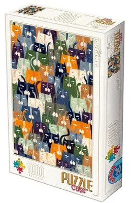 Produktbild von D-TOYS Puzzle Kočky 1000 dílků