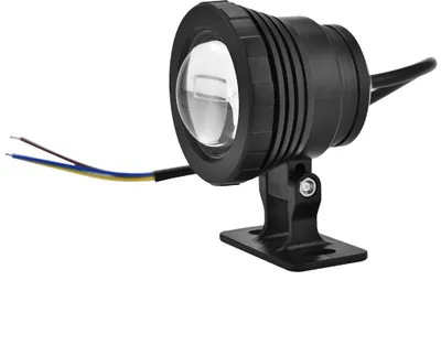 Produktbild von 12V 5W RGB Wasserdicht Aquarium LED Strahler Lampe für Aquarium Pool Garten Unterwasser Schwarz