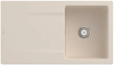 Produktbild von Villeroy & Boch Keramikspüle 333501FU, Siluet 50 Einbauspüle - inkl.