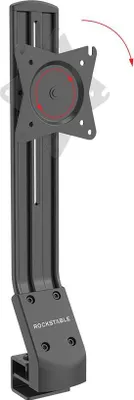 Produktbild von Rockstable Monitorarm, 13-32 Zoll Flat oder Curved Bildschirme, Monitorhalterung max. 8kg pro Monitor, VESA 75x75/100x100, Schwarz