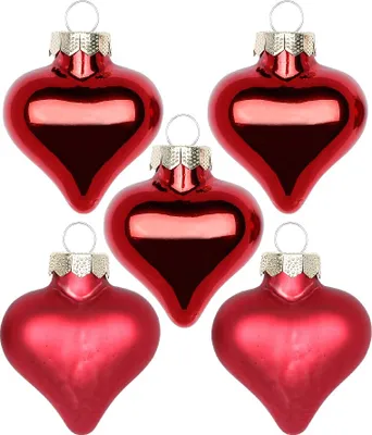 Produktbild von Inge‘s Christmas Decor 12319P041, Weihnachtsbaumschmuck, Glas, Rot, 8 Stück(e), 40 mm