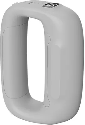 Image de Pistolet de massage pour la relaxation musculaire - Mini pistolet de massage rechargeable - Écran LCD - 5 niveaux - Silencieux - Gris