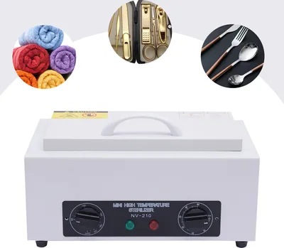 Produktbild von Edelstahl Heißluftsterilisator Sterilisator+ Timer Desinfektion 300W Nagelwerkzeuge Nagel Studio Sterilisationsgerät 1.5L