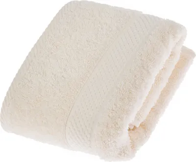 Obrázek produktu pro HOMESCAPES Froté ručník ze 100% bavlny 50x90cm - krémový
