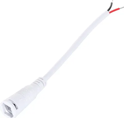 Produktbild von Anschlusskabel Jackbüchse für LED Streifen- 12V Weiß Weiß